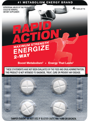 ENERGIZE Energy Pills - Fat Burning Supplement (4 Tabs)