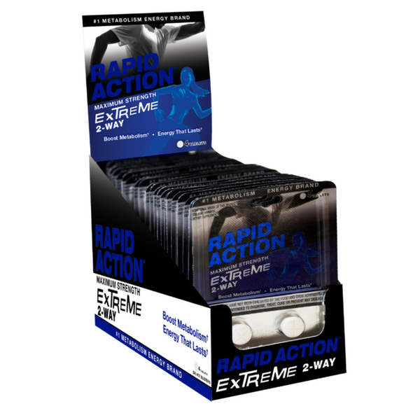 Rapid Action EXTREME Energy Pills Fat Burning Supplement (96 Tabs